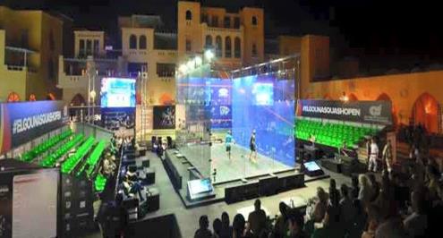 بطولة الجونة للاسكواش. . مواجهة نارية بين الشوربجي وجوتيه فى النهائي